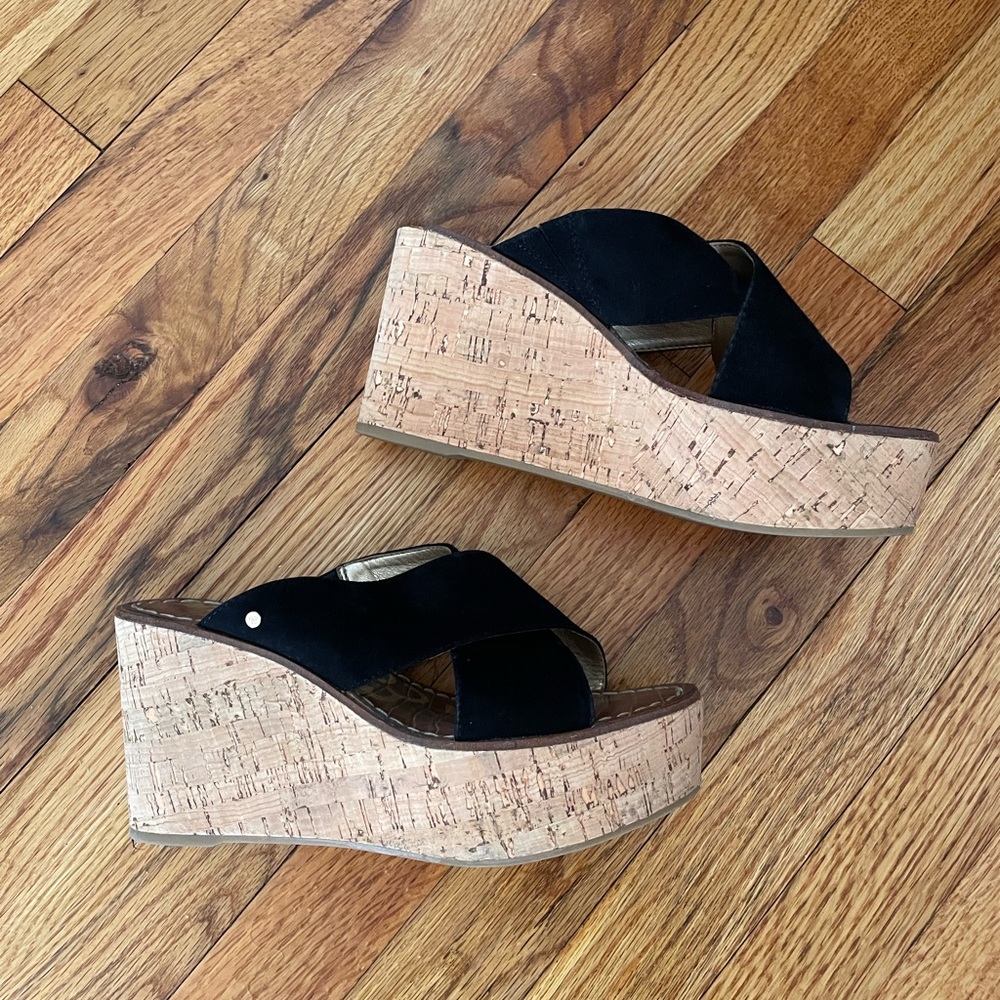 Women’s Sam Edelman Cork Wedges- gently used